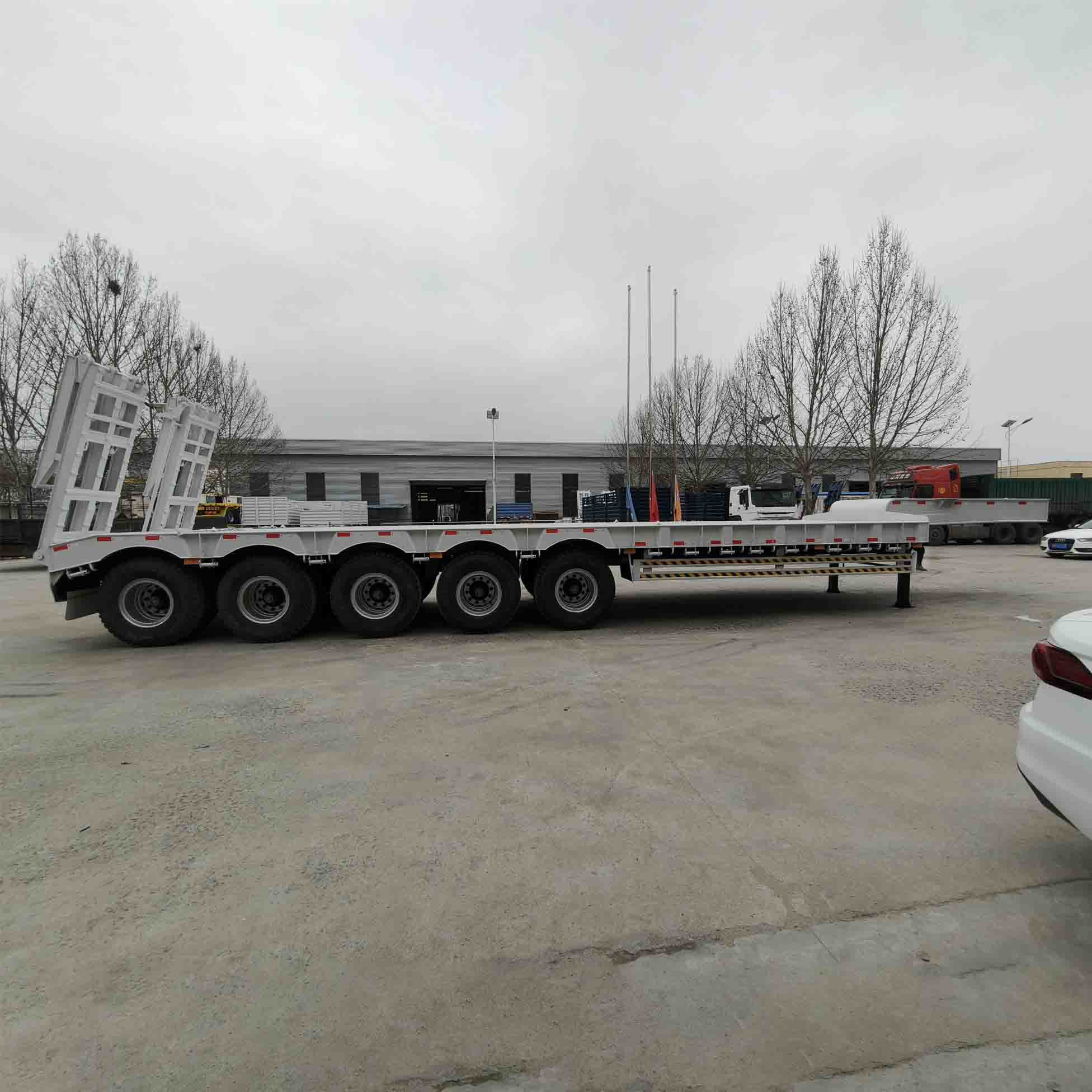 Semi-remorque Derun 5 Aile Lowbed